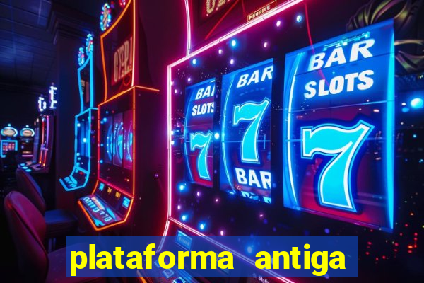 plataforma antiga de jogos